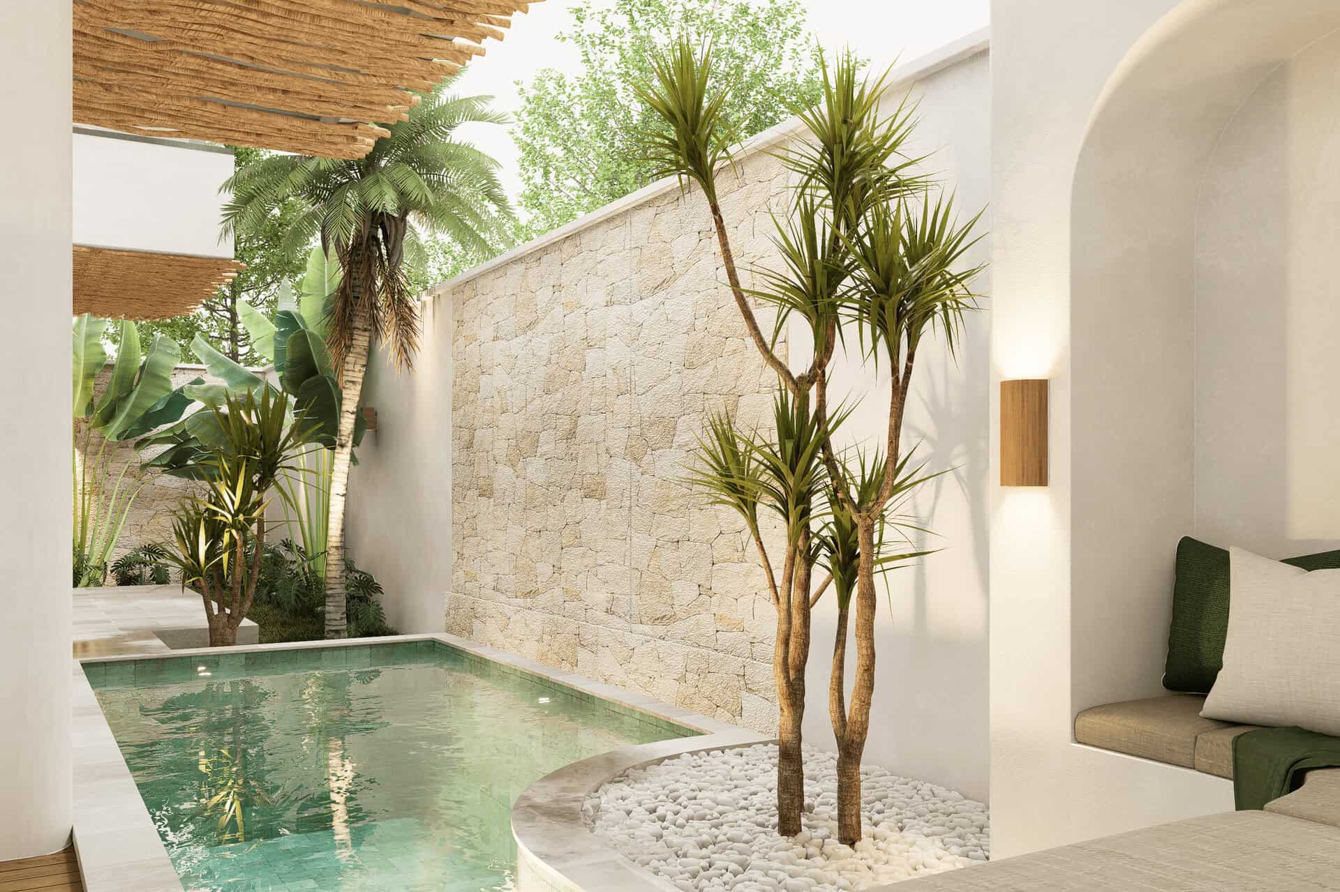 TROPICAL DESIGN 2 BEDROOM VILLA FOR SALE LEASEHOLD IN ULUWATU BE-1264 